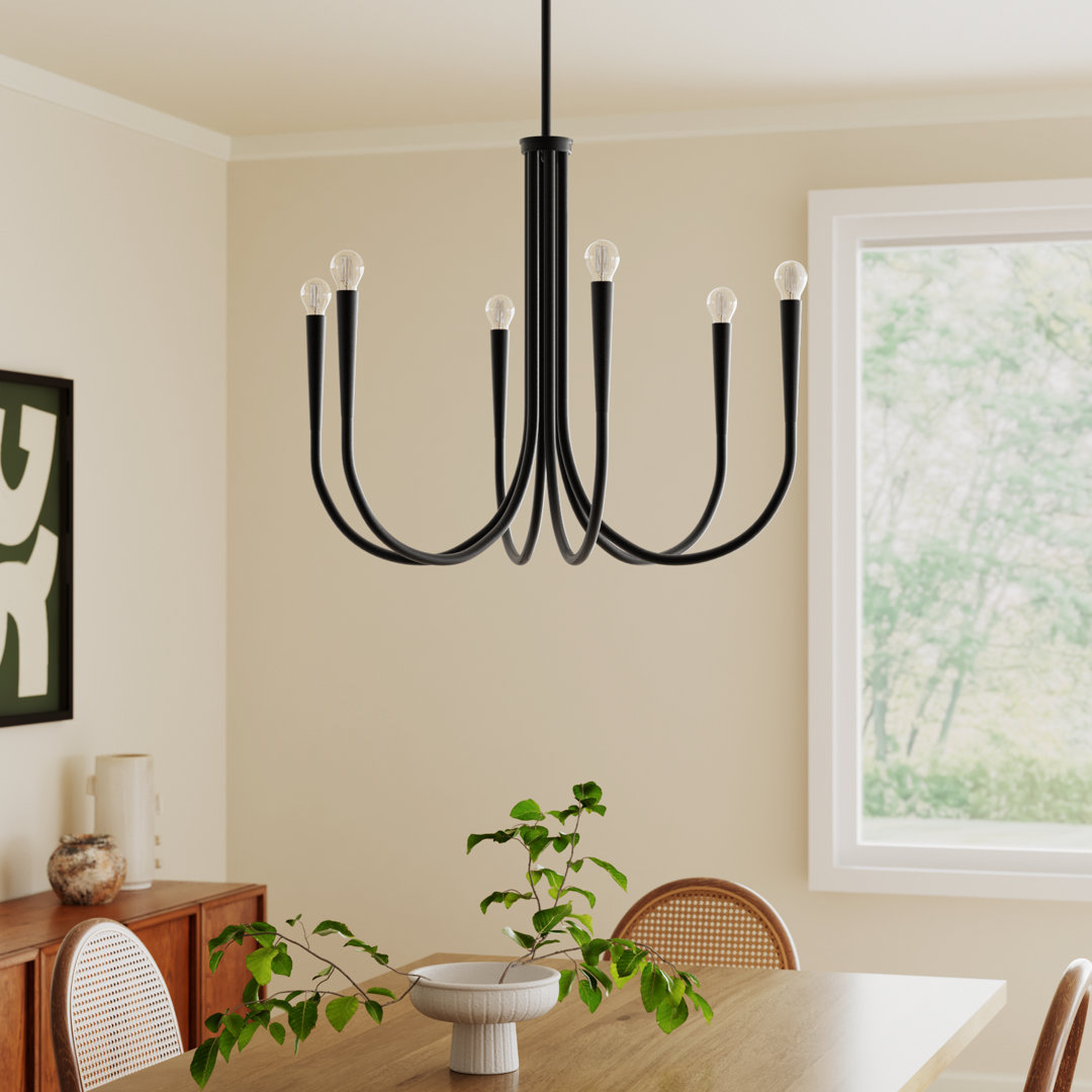 Catalena 6 - Light Dimmable Classic/Traditional Chandelier